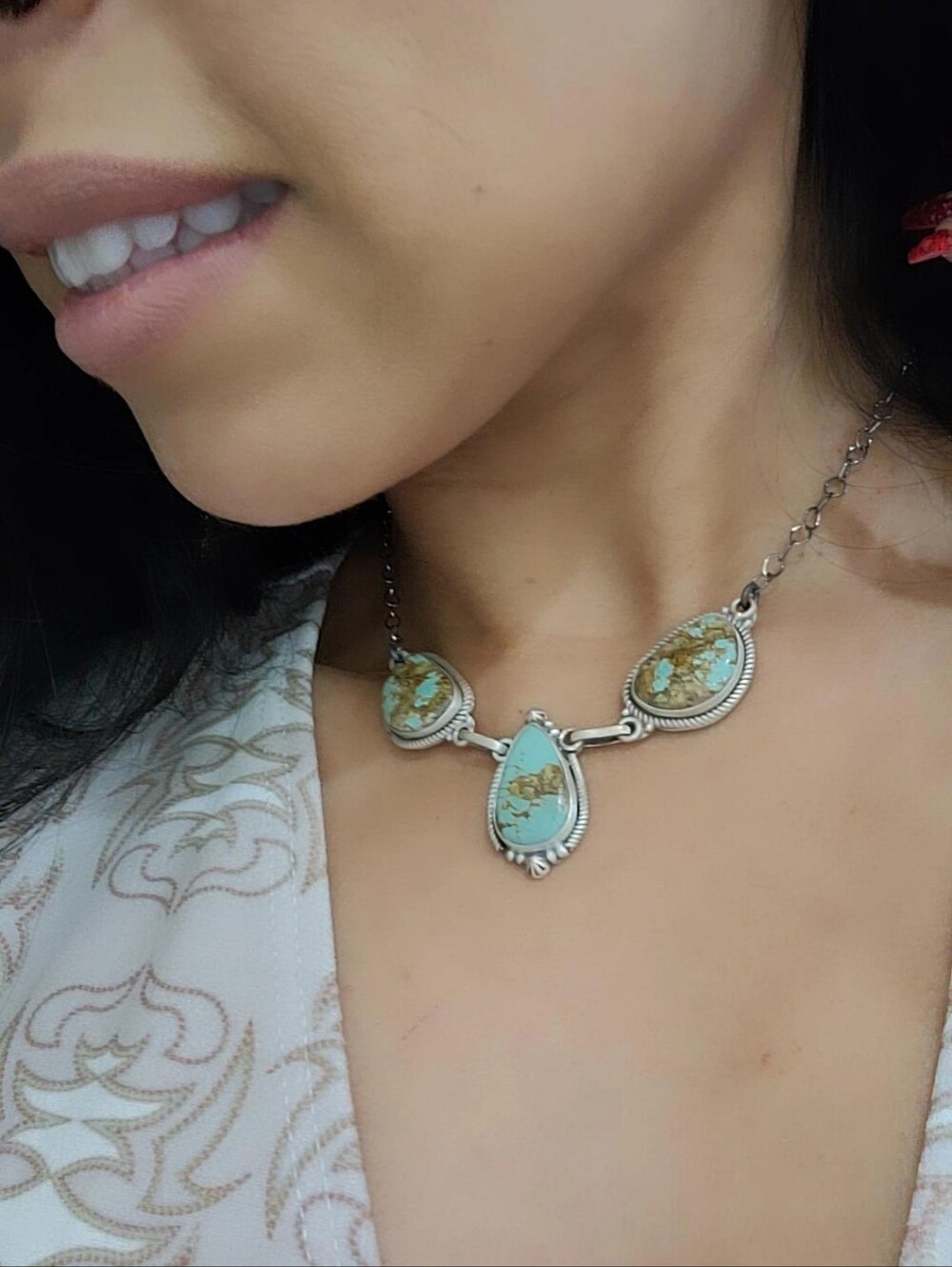 Mine 8 Turquoise Stone Necklace